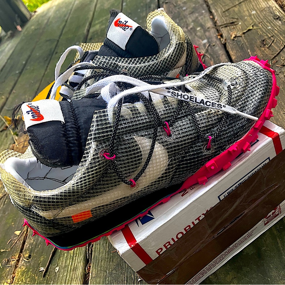 👟 NIKE x OFF-WHITE Racer “Fuchsia” 🌸🔥 Running Shoe 🚀